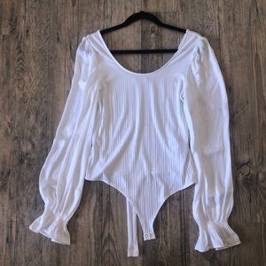 Banana Republic White Bodysuit